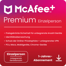 McAfee+ Premium Individual Security (1 Benutzer - 1 Jahr) ESD