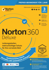 Norton 360 Deluxe kein ABO inkl. 25GB (3 Geräte - 1 Jahr) ESD