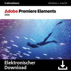 Adobe Premiere Elements 2026 (1 Benutzer - 3 Jahre) ESD