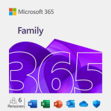 Microsoft 365 Family (6 Benutzer - 6 Geräte - 1 Jahr) ESD