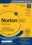 Norton 360 Deluxe kein ABO inkl. 50GB (5 Geräte - 1 Jahr) ESD